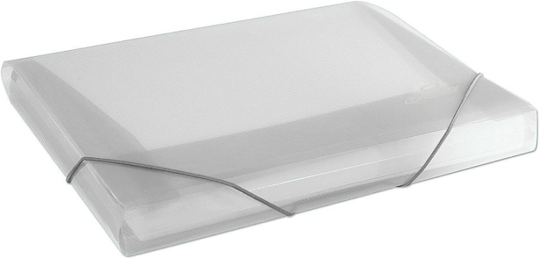 Spisové dosky s gumičkou A4, číre CONCORDE