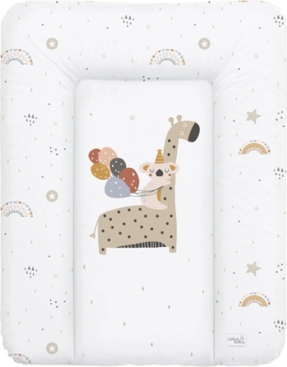 Ceba Baby mäkká prebaľovacia podložka na komodu Giraffe 50 × 70 cm