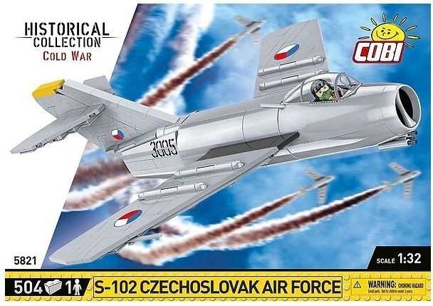 Stavebnica lietadla s-102 československé letectvo (mig-15) 1:32
