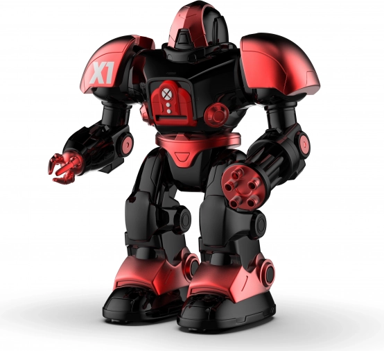 Robot na diaľkové ovládanie so strieľajúcimi diskami