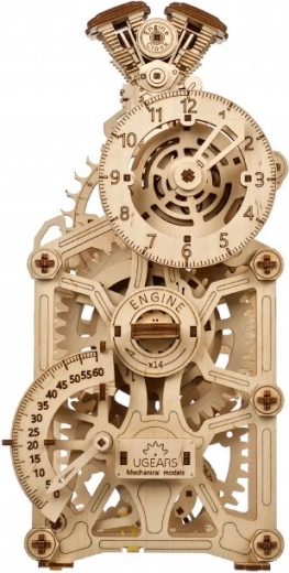 Ugears 3D drevené mechanické puzzle s motorom
