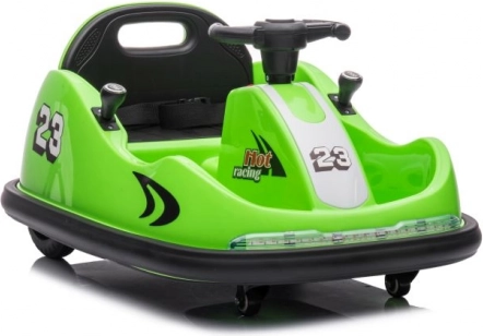 Detské elektrické autíčko zelené nárazníkové auto