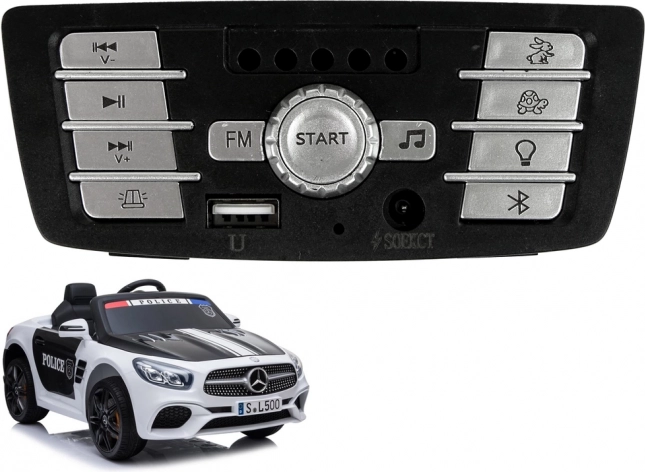 Hudobný panel pre auto na batériu Mercedes-AMG SL500 polícia