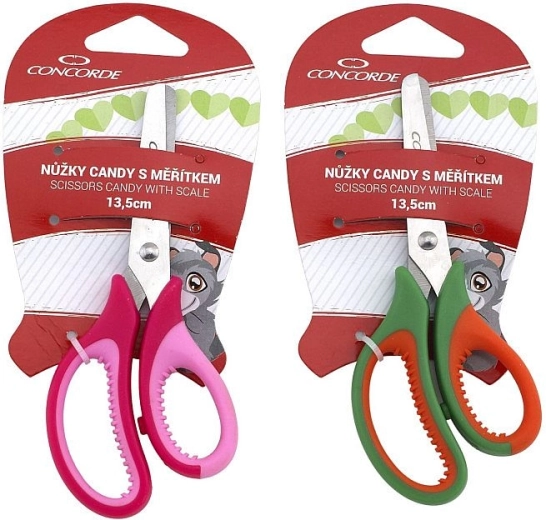 Nožnice CONCORDE Candy 13,5 cm s mierkou