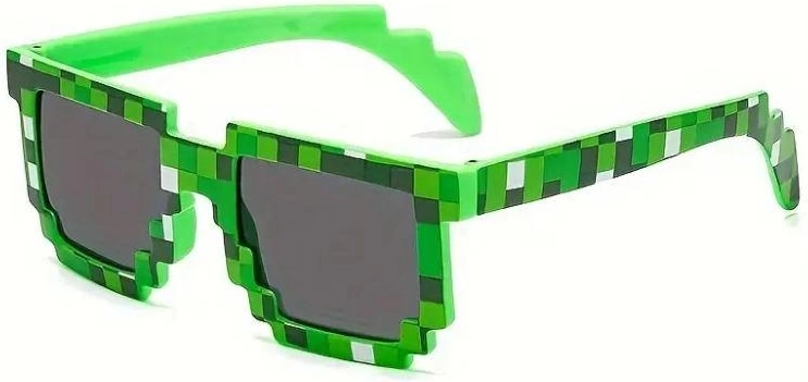 Párty okuliare v štýle Minecraft - 1 kus
