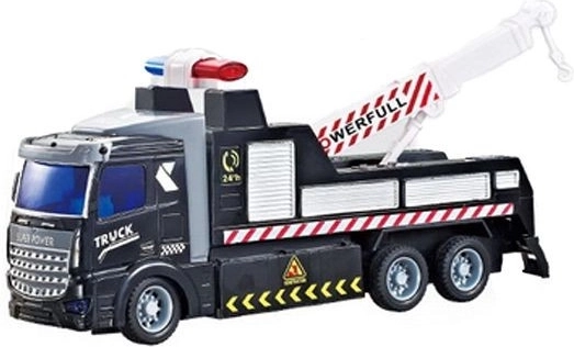 Nákladné auto – odťahovka so žeriavom na diaľkové ovládanie - 1 kus