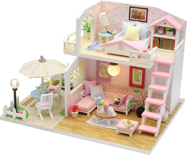Miniatúra domčeka Ružový dom 2Kids Toys