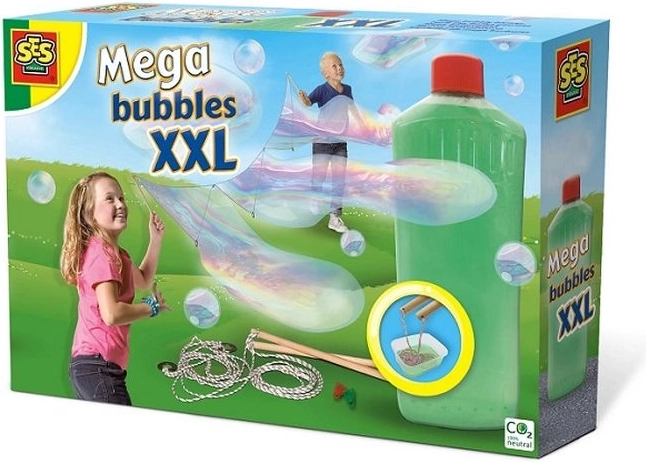 SES mega bubliny XXL – sada na obrie mydlové bubliny