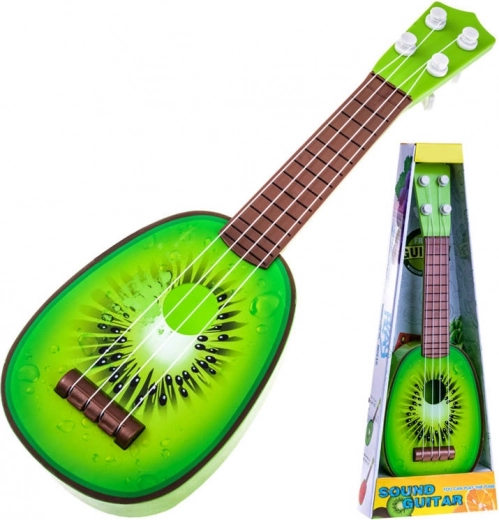 Detské ukulele – plastová gitarka 37 cm – Ovocná