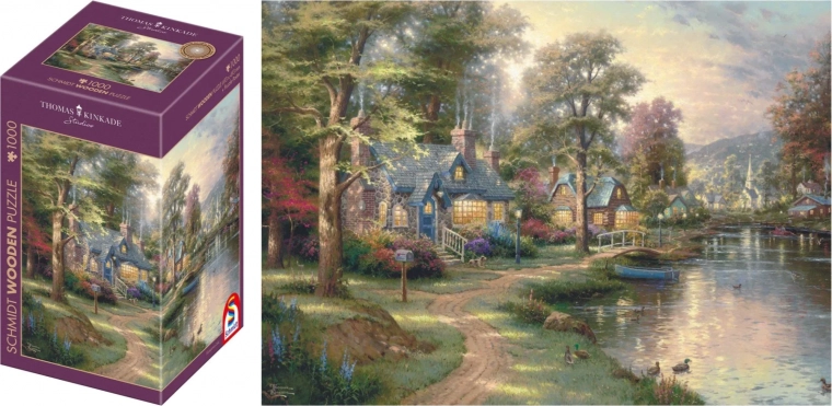 Drevené puzzle SCHMIDT Rodné jazero 1000 dielikov