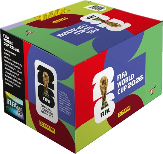 FIFA World Cup 2026 zberateľská kolekcia samolepiek – box 100 sáčkov