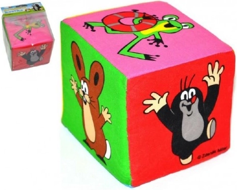 Textilná kocka Krtek 10 cm