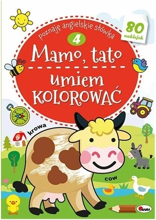 Mami, oci, viem vyfarbovať – vzdelávacia omaľovánka so samolepkami