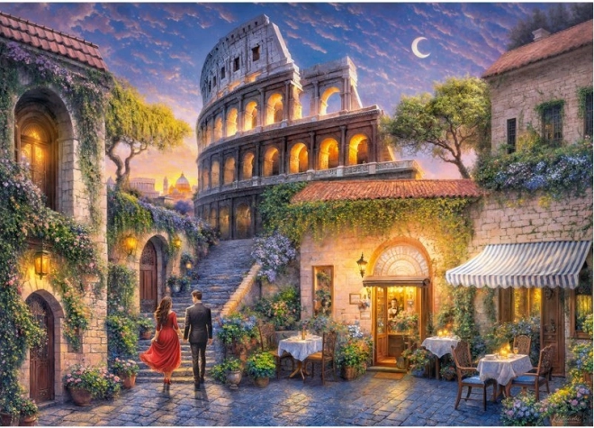 Puzzle romantický Rím 1000 dielikov