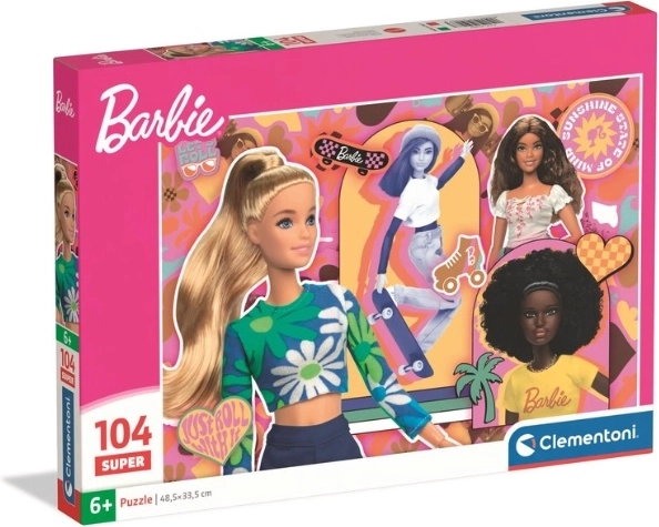 Clementoni puzzle Super Barbie 104 dielikov