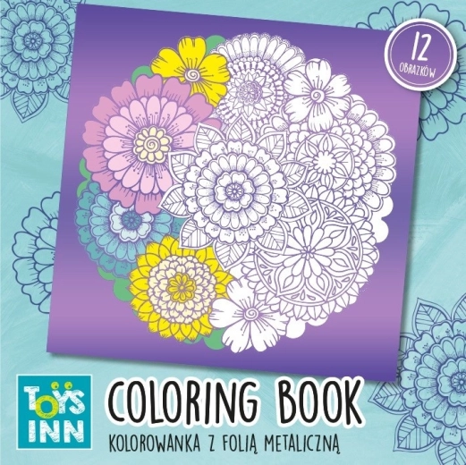 Kovové omaľovánky ružová zelená