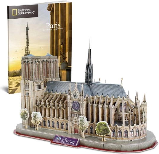 Puzzle 3D NG Notre Dame 128 dielikov