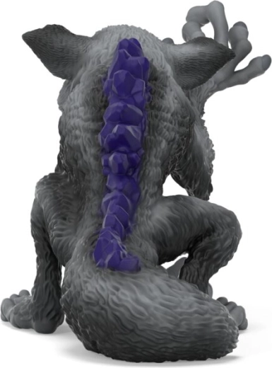 Fialové chrbtové ostne a temný vzhľad