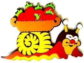 Slimáčik s košíčkom – farebná pohoda