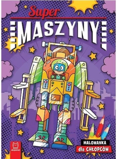 Superstroje – omaľovánky pre chlapcov