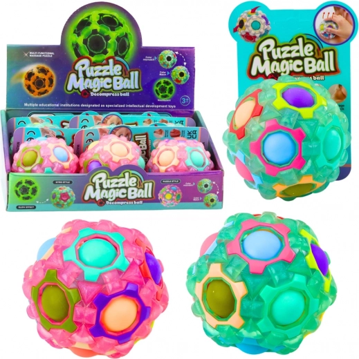 Magická guľová hádanka svietiaca v tme