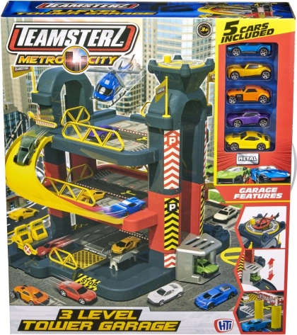 Teamsterz trojpodlažná garáž s autami