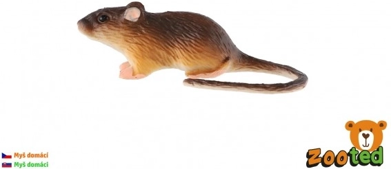 Plastová figúrka domovej myši 7 cm v sáčku
