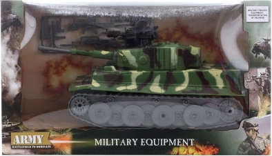 Plastový tank s doplnkami pre deti
