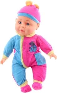 Hovoriace bábätko 30 cm v farebnom oblečení