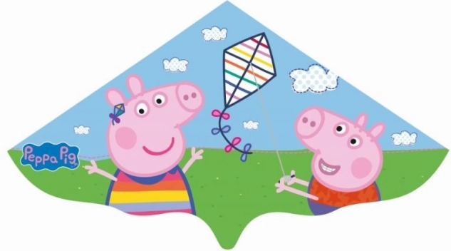 Detský šarkan PEPPA PIG z pevnej PE fólie