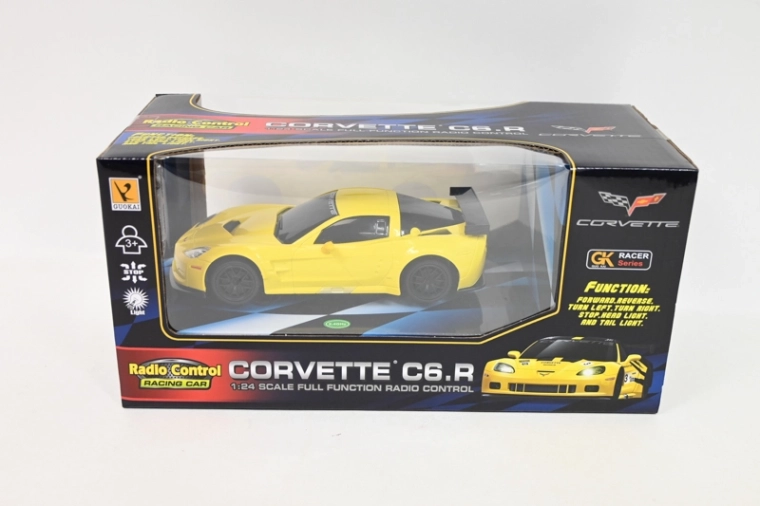 RC auto Corvetta žlté