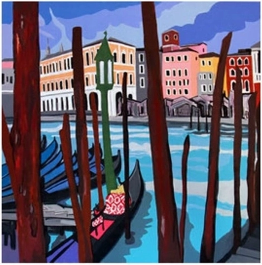 Maľovanie podľa čísel Loď pri móle 40 × 50 cm
