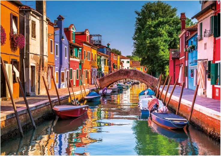 Educa puzzle Burano, Taliansko – 3000 dielikov