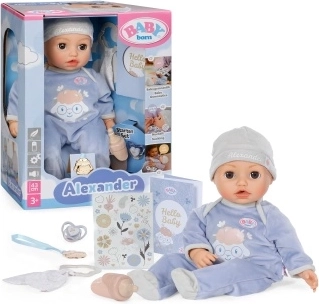 Interaktívna bábika BABY born Alexander 43 cm