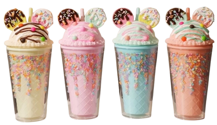 Pohár s viečkom a slamkou OREO 480 ml – viac variantov
