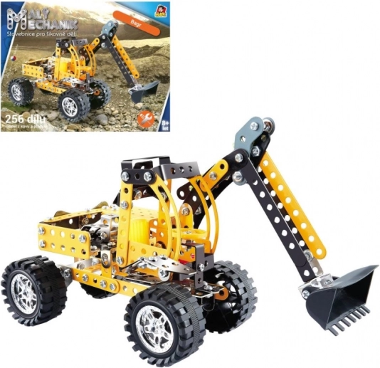Stavebnica Malý Mechanik Bager 256 ks