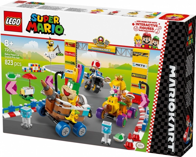 LEGO Super Mario Baby Peach a Grand Prix set