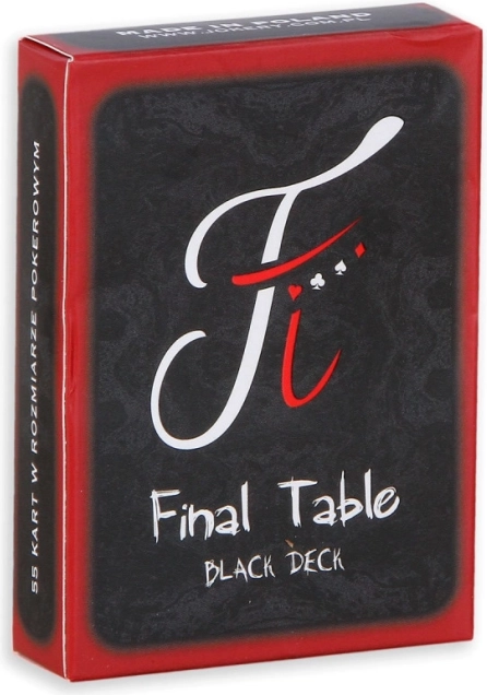 Final Table - čierny balíček kariet