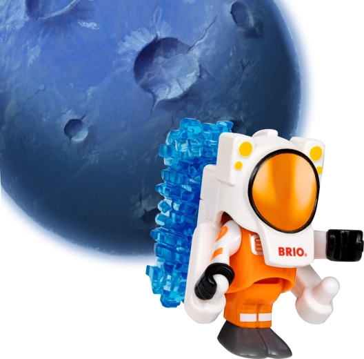 Astronaut s magnetickým skafandrom