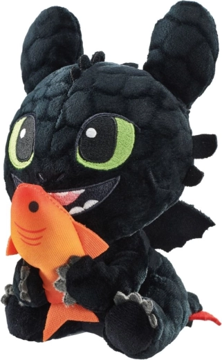Dragons – plyšový Ohnezub (Bezzubka) usmievavý 18 cm - 1 kus