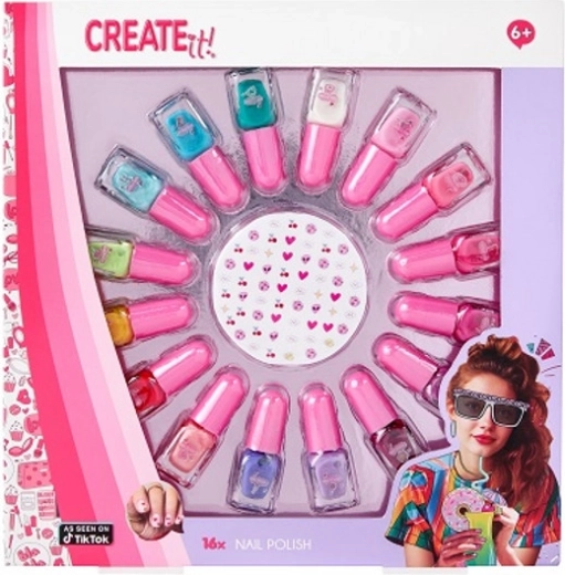 Create It! sada lakov na nechty 16 ks
