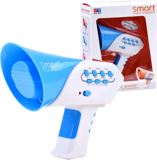 modulátor hlasu detský megafón s 12 efektmi