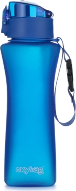 Fľaša na vodu OXY TWiST 550 ml modrá-matná
