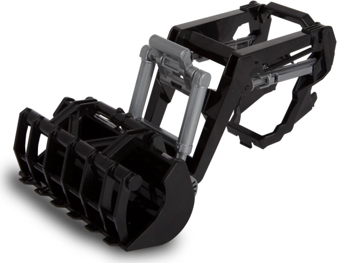 Čelný nakladač s krokodíľou lopatou a balíkom slamy pre traktor JAMARA 1:24S