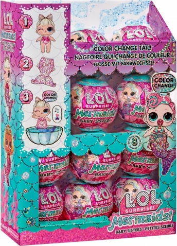 Bábika L.O.L. Surprise Mermaids Baby Sisters