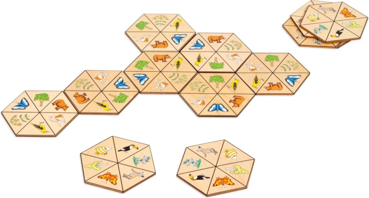 Toys for Life šesťhranné domino príroda