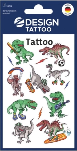 Detské tetovanie Dinosaury