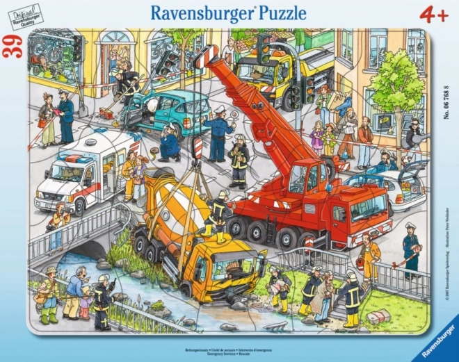 Detské puzzle Záchranná akcia 39 dielikov