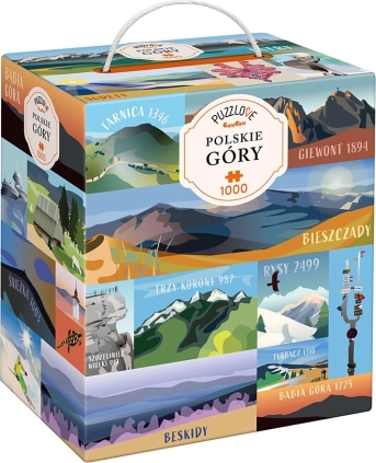 Puzzle Puzzlove Poľské hory 1000 dielikov