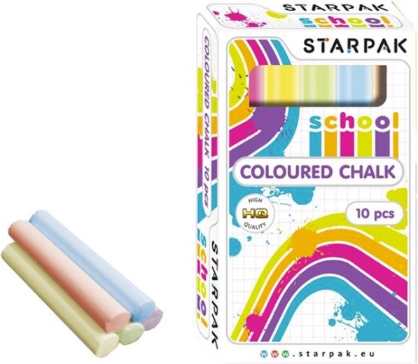 Školská farebná krieda STARPAK – tenká sada